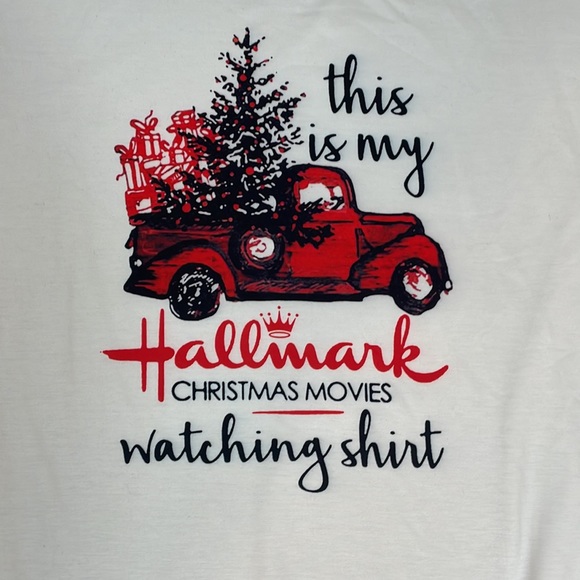 This is my Hallmark Christmas Movies Watching Shirt NWOT - Picture 2 of 7